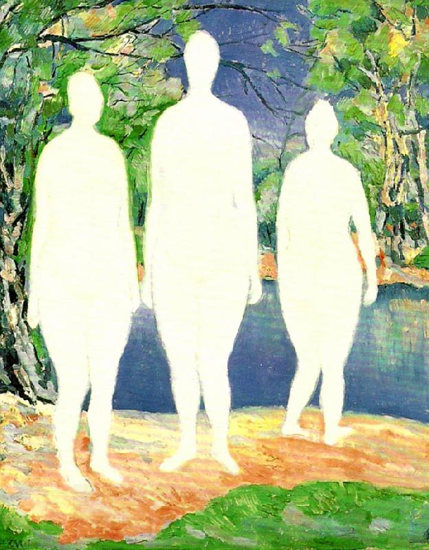 Kazimir Malevich bathing women oil painting picture